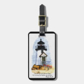 Bagagelabel vuurtoren (Voorkant verticaal)