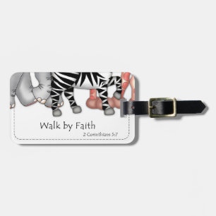 bagagelabel "Walk By Faith"