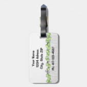 bagagelabel "Wandelen door het geloof" (Achterkant verticaal)