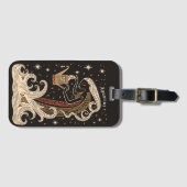 Bagagelabel Waterman Hemelse Dierenriem Kunst (Voorkant (horizontaal))