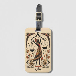 Bagagelabel Weegschaal Hemelse Zodiac Art