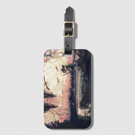 bagagelabel - Wereld in mijn ogen door micgurro (Voorkant (verticaal))