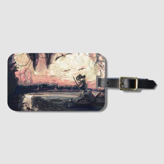 bagagelabel - Wereld in mijn ogen door micgurro (Voorkant (horizontaal))