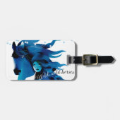 Bagagelabel wilde paarden (Voorkant horizontaal)