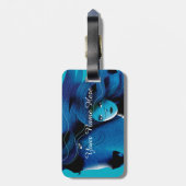 Bagagelabel wilde paarden (Achterkant verticaal)