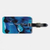 Bagagelabel wilde paarden (Achterkant horizontaal)