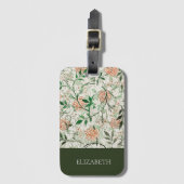 BAGAGELABEL : WILLIAM MORRIS : JASMINE (Voorkant (verticaal))