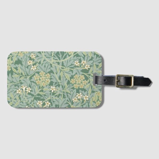 BAGAGELABEL : WILLIAM MORRIS : JASMINE (Voorkant (horizontaal))