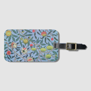 BAGAGELABEL : WILLIAM MORRIS : POMEGRANAAT