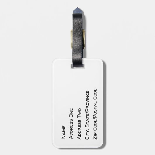 Bagagelabel Witchy Wonders (Achterkant verticaal)