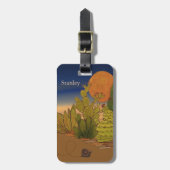 Bagagelabel woestijnnacht - Personeel (Voorkant verticaal)