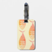 Bagagelabel zalmvisgroep (Achterkant verticaal)