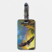 Bagagelabel/zeearend Bagagelabel (Achterkant verticaal)