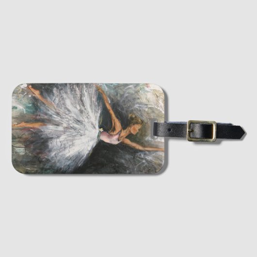 bagagelabel "Zij drijft" (Voorkant (horizontaal))