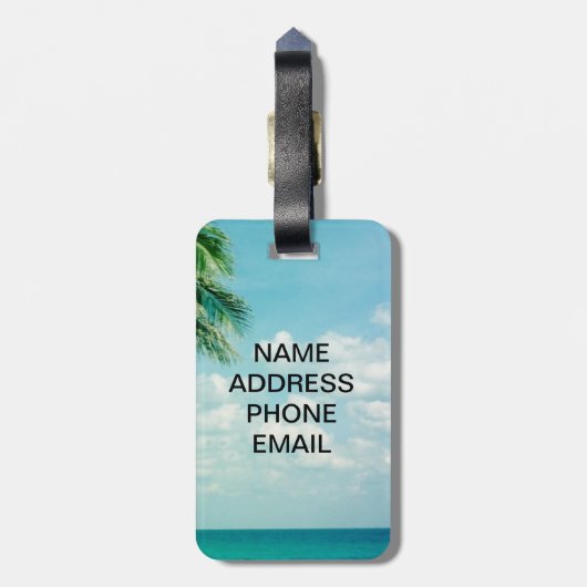 BAGAGELABEL, ZIJN WE ER NOG? BAGAGELABEL (Achterkant verticaal)