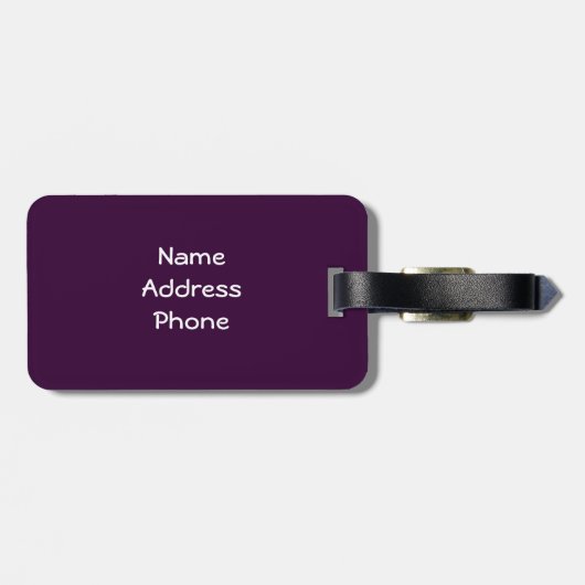 Bagagelabel zomerbessen (Achterkant horizontaal)