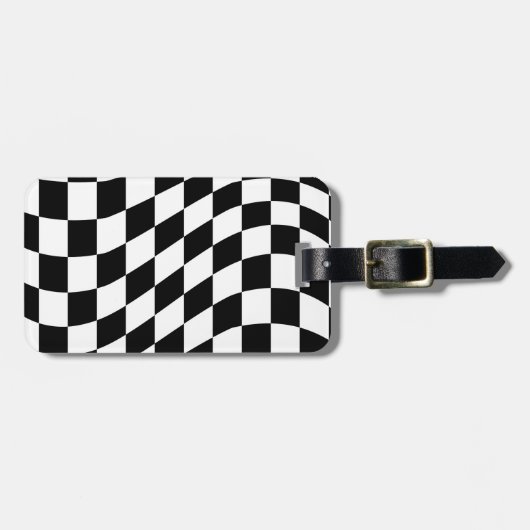 Bagagelabel zwart-wit controllerbord (Voorkant horizontaal)