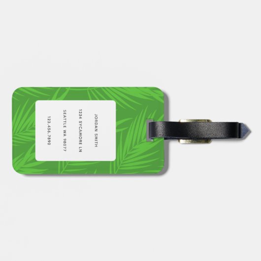 Bagagelabels (Achterkant horizontaal)