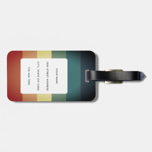 Bagagelabels (Achterkant horizontaal)