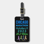 Bagagelabels Chicago Marathon 2023 (Voorkant verticaal)