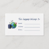 BAGAGELABELS ID KAART (Voorkant)