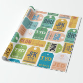  Bagagelabels inpakpapier (Uitgerold)