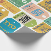 Bagagelabels inpakpapier (Hoek)