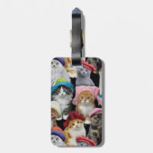Bagagelabels met kattendeksels (Achterkant verticaal)