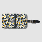 Bagagelabels met kleurenbloemen (Voorkant (horizontaal))