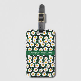 Bagagelabels met kleurenbloemen