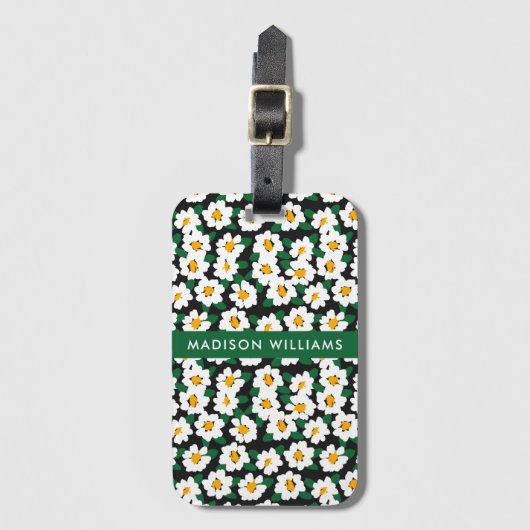 Bagagelabels met kleurenbloemen (Voorkant (verticaal))