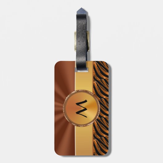 Bagagelabels met monogram voor Vrouwen (Achterkant verticaal)