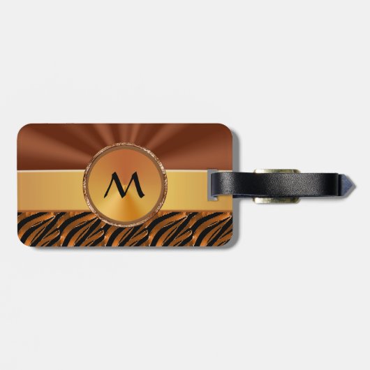 Bagagelabels met monogram voor Vrouwen (Achterkant horizontaal)