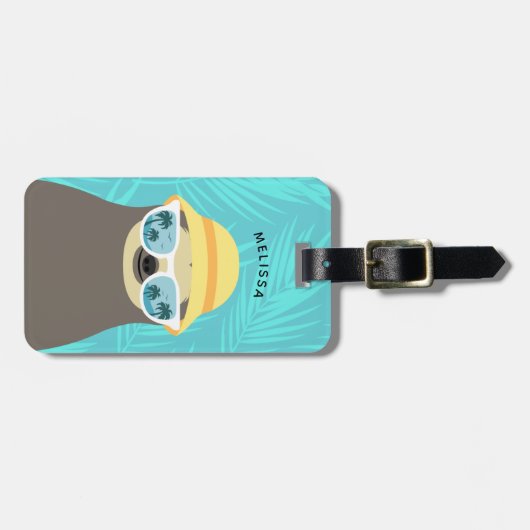 Bagagelabels met sleuf (Voorkant horizontaal)