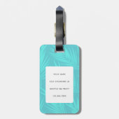 Bagagelabels met sleuf (Achterkant verticaal)