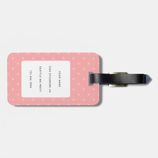 Bagagelabels met sleuf (Achterkant horizontaal)