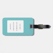 Bagagelabels met sleuf (Achterkant horizontaal)