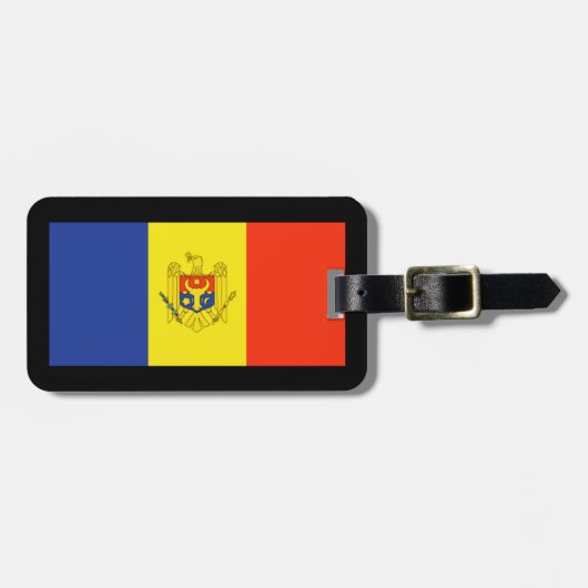 Bagagelabels Moldavië (Voorkant horizontaal)
