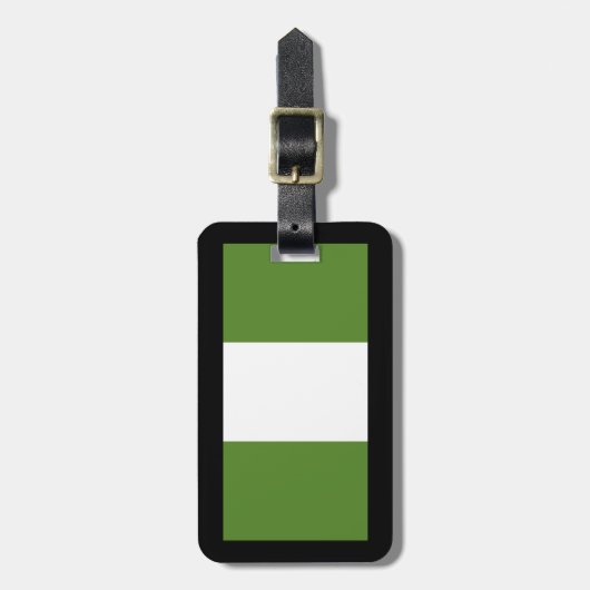 Bagagelabels Nigeria (Voorkant verticaal)