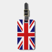 Bagagelabels onder Britse vlag voor zakken en koff (Voorkant verticaal)