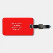 Bagagelabels onder Canadese vlag voor zakken en ko (Achterkant horizontaal)