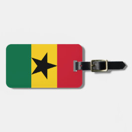 Bagagelabels onder Ghanese vlag