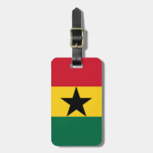 Bagagelabels onder Ghanese vlag (Voorkant verticaal)