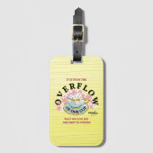 Bagagelabels overlopen door Poet Adiela Akoo (Voorkant (verticaal))