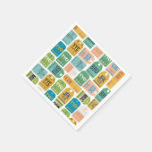  Bagagelabels Papieren servetten (Hoek)