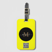  Bagagelabels – QR-code en -naam toevoegen (Voorkant (verticaal))