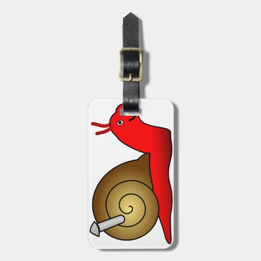 Bagagelabels slakken (Voorkant verticaal)