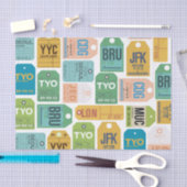  Bagagelabels tissuepapier (Craft)