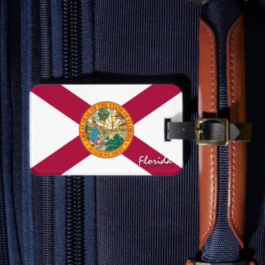 Bagagelabels uit Florida, patriottische Florida vl (Voorkant Insitu 4)