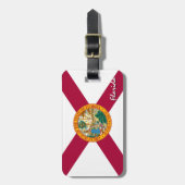 Bagagelabels uit Florida, patriottische Florida vl (Voorkant verticaal)